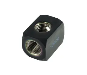 Alphacool 3 cestný rozdělovač černá / 3x G1/4