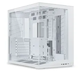 Lian Li O11 Dynamic Mini V2 bílá / PC skříň / ATX / Bez zdroje / 2x USB-A 3.0 + 1x USB-C 3.1 / průhledná bočnice
