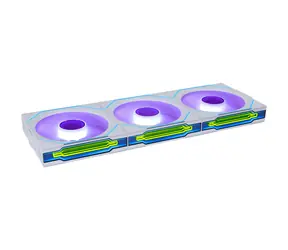 Lian Li UNI FAN SL-INF 120 ARGB Reverse Blade PWM bílá 3-pack / 120 mm ARGB / 32.2 dB @ 0-2300 RPM / 4-pin