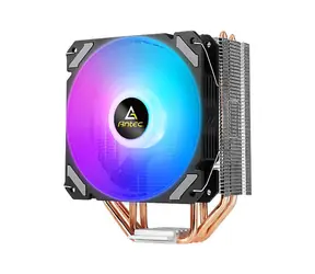 Antec A400i RGB černá / 1x 120mm / 150W TDP / 1800 RPM @ 36 dB / RGB / AMD + Intel