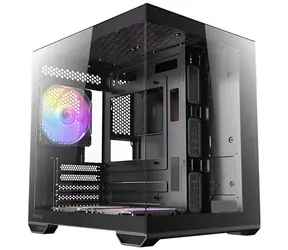Antec CX60M ARGB černá / mATX / 2x USB-A 3.0 / 1x USB-C 3.2 Gen2 / 3x 120mm ARGB / bez zdroje / průhledná bočnice