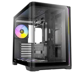 Antec C5 Curve ARGB černá / ATX / 2x USB-A 3.0 / 1x USB-C 3.2 Gen 2 / 4x 120mm ARGB / bez zdroje / průhledná bočnice 