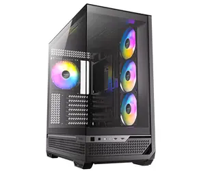 Antec C7 ARGB černá / E-ATX / 2x USB-A / 1x USB-C / 3x 120mm ARGB + 1x 140mm ARGB / bez zdroje / průhledná bočnice