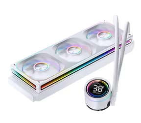 Jonsbo TH-360 AiO ARGB bílá / 3x 120mm / 37.3 dB @ 2400 RPM / 62.4 CFM / AMD + Intel