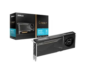 ASrock Radeon AI PRO R9700 Creator / 1660MHz / 32GB GDDR6 / 256-bit / 4x DP
