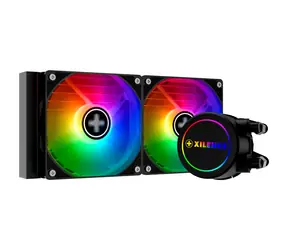 Xilence LiQuRizer LQ240.ARGB černá / 2x 120mm / TDP 300W / 30.2 dB @ 1500 RPM / AMD + intel