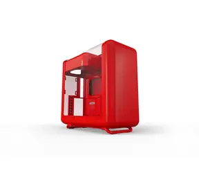 Hyte X50 Wild Cherry / ATX / 2x USB-A 3.2 / 1x USB-C 3.2 / bez zdroje / průhledná bočnice 