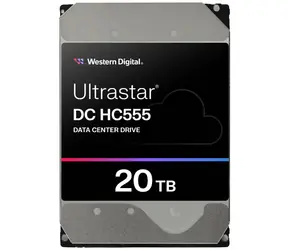 WD Ultrastar DC HC555 20TB / HDD / 3.5" SAS III / 7 200 RPM / 512MB cache / 5y / pro datová centra