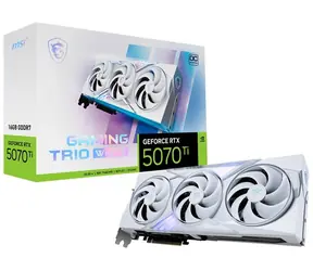 MSI GeForce RTX 5070 Ti 16G GAMING TRIO OC WHITE / 2572MHz / 16GB GDDR7 / 256-bit / 1x HDMI + 3x DP / 750W (16)
