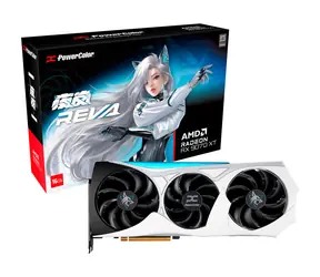 PowerColor Hellhound RX 9070 XT REVA 16GB OC / 3010 Mhz / 16GB GDDR6 / 256-bit / 1x HDMI + 3x DP / 800W (8+8)