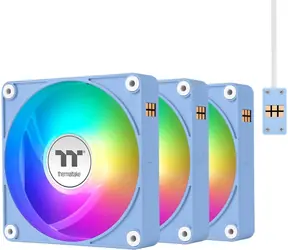 Thermaltake CT140 EX Sync PC Cooling Fan modrá / Hydraulic Bearing / 140mm / 30.7dB @ 1800rpm / 4 pin / 3ks / ARGB