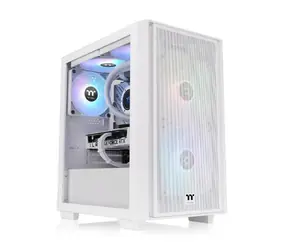 Thermaltake Versa H16 TG ARGB bílá / micro ATX / 3x USB / 3x 120mm / bez zdroje / průhledná bočnice 