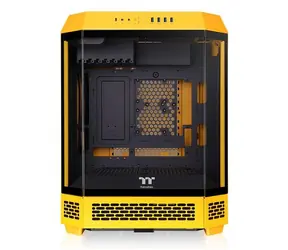 Thermaltake The Tower 600 tmavě žlutá / ATX / 4x USB-A 3.2 / 1x USB-C 3.2 / 2x140mm / bez zdroje / průhledná bočnice 