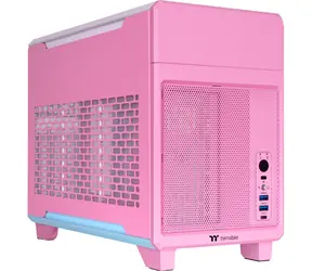 Thermaltake TR100 růžová / mini ITX / 2x USB-A / 1x USB-C / bez zdroje 