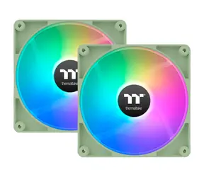 Thermaltake CT140 Reverse ARGB Sync PC Cooling Fan světle zelená / Hydraulic Bearing / 140mm / 32.8dB @ 1800rpm / 2ks 
