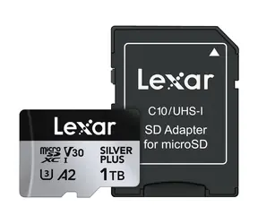 Lexar Professional SILVER PLUS microSDXC 1TB / čtení: 205MBps / zápis: 150MBps / UHS-I / V30