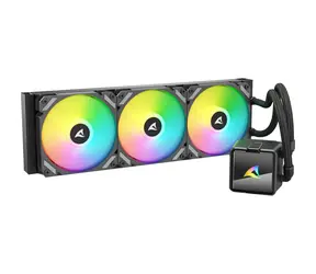 Sharkoon S60 ARGB černá / 3x 120mm / 34.3 dB @ 2000 RPM / 83.44 CFM / AMD + Intel