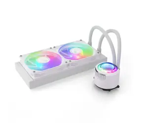 Valkyrie VK-AIOJR240W Jarn bílá / AIO vodní chladič CPU / 2x 120 mm / 34dB / AMD + Intel 