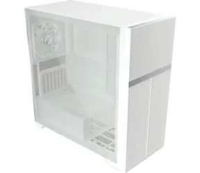 Valkyrie VK-CASE02LITEW bílá / ATX / 2x USB-A 3.2 / 1x USB-C 3.2 / 1x 140mm / bez zdroje / průhledná bočnice