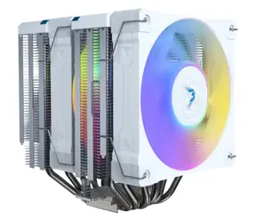 Valkyrie VK-AIRDL125W Vind DL125 bílá / Chladič CPU / 2x 120 mm / 2150 RPM @ 30.5 dB / 78 CFM / 4 pin