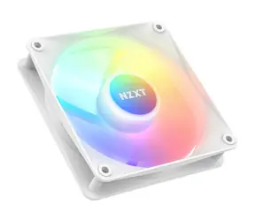 NZXT F120 Core RGB bílá / Ventilátor / 120mm / Fluid Dynamic Bearing / 33.88 dB @ 1800 RPM / 78.86 CFM / 4-Pin