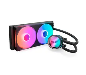 NZXT Kraken 240 RGB černá / 2x 120mm / Fluid Dynamic Bearing / 31.9 dB @ 2400 RPM / 75.05 CFM / ARGB / AMD + Intel