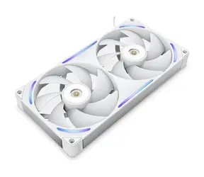 NZXT F280X RGB bílá / Ventilátor / 2x 140mm / Fluid Dynamic Bearing / 41 dB @ 2400 RPM / 116 CFM 