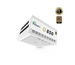 EVOLVEO G850 bílá / zdroj ATX 3.1 / 850W / 80 PLUS Gold / modulární