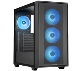 CHIEFTEC HUNTER 2 černá / ATX / 1x USB-A 3.1 / 1x USB-C / 4x 120mm ARGB / bez zdroje / průhledná bočnice