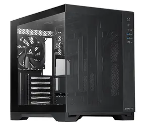 CHIEFTEC VISIO AIR černá / ATX / 2x USB-A 3.0 / 1x USB-C 3.2 / 3x 140mm / bez zdroje / průhledná bočnice 