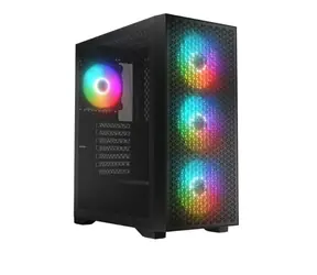Logic Dart Pro ARGB Midi černá / ATX / USB 3.2 Gen 2 / 2x USB 3.0 / RGB / průhledná bočnice