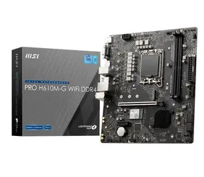 MSI PRO H610M-G WIFI DDR4 / H610M / LGA 1700 / 2x DDR4 / PCIEx16 / 1x GLAN / mATX