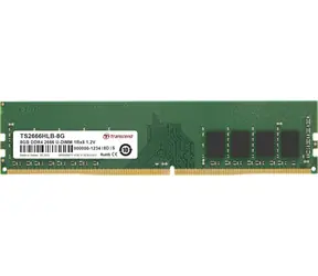 Transcend paměť 8GB / DDR4 2666 / U-DIMM / 1Rx8 / 1Gx8 / CL19 / 1.2V
