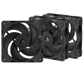 ARCTIC P12 Pro Reverse (3ks) černá / 120mm / PWM PST / 3000 RPM / 73 CFM / 4-pin