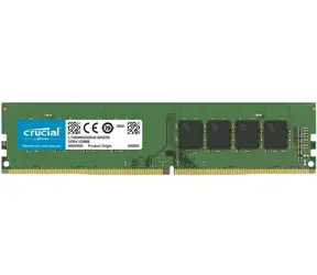Crucial 8GB (1x8GB) 3200 MHz / DDR4 / DIMM / CL22 / Non-ECC / 1.2V