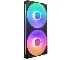 NZXT F280 RGB Core černá / 2x 140mm / Fluid Dynamic Bearing / 34.5 dB @ 2000 RPM / 98.61 CFM / 4-pin PWM + 4-pin RGB
