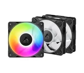 ARCTIC P12 Pro A-RGB (3ks) černá / 120mm / PWM PST / 3000 RPM / 77 CFM / 4-pin