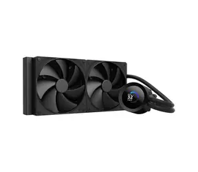NZXT Kraken Plus 280 černá / 2x 140mm / Fluid Dynamic Bearing / 30 dB @ 1700 RPM / 93.20 CFM / AMD + Intel