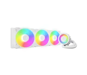 ARCTIC Liquid Freezer III Pro 420 A-RGB bílá / 3x 140 mm / Fluid Dynamic Bearing / 800 - 2800 RPM / Intel + AMD