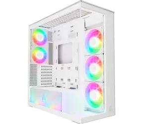 ARCTIC Xtender Premium bílá / PC skříň / Bez zdroje / tvrzené sklo