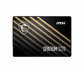 MSI Spatium S270 240GB / 2.5" / SATA III / 3D NAND flash / R: 500MBps / W: 450MBps / MTBF: 1.5mh 
