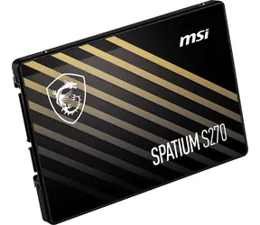 MSI Spatium S270 480GB /  2.5" / SATA III / 3D NAND flash / R: 500MBps / W: 450MBps / MTBF: 1.5mh 
