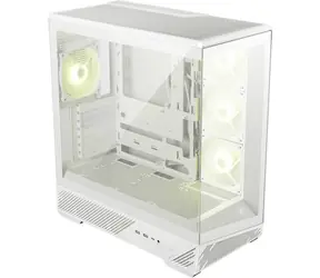 MSI MAG PANO 130R PZ bílá / ATX / 2x USB 3.0 & 1x USB-C / 4x 120 ARGB / bez zdroje / průhledná bočnice