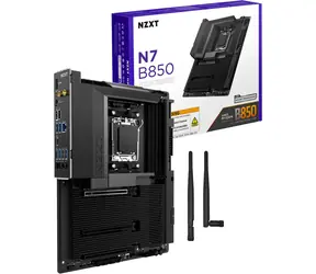 NZXT N7 B850 černá / B850 / 4x DDR5 / 1x 2.5GLAN / Wi-Fi 6E / ATX 