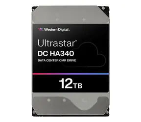 WD Ultrastar DC HA340 12TB / HDD / 3.5" SATA III / 7 200 rpm / 512MB cache / 5y 