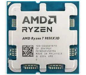 AMD Ryzen 7 9850X3D @ 4.7 GHz - TRAY / Turbo 5.6GHZ / 8C16T / L2 8MB L3 96MB / AM5 / Zen 5 / 120W