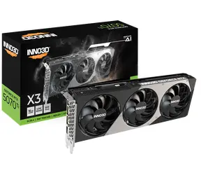 Zánovní - Inno3D GeForce RTX 5070 Ti X3 16GB OC / 2452MHz / 16GB GDDR7 / 256-bit / 1x HDMI + 3x DP / 850W (16) / zánovní