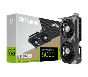 ZOTAC GAMING GeForce RTX 5060 Twin Edge 8GB / 2280-2497GHz / 8192 MB GDDR7 / 128bit / 1x HDMI + 3x DP / 550W (8)