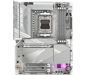 GIGABYTE X870E AORUS ELITE X3D ICE / AMD X870 / DDR5 / SATA III RAID / USB / 5GLAN / M.2 / sc.AM5 / ATX
