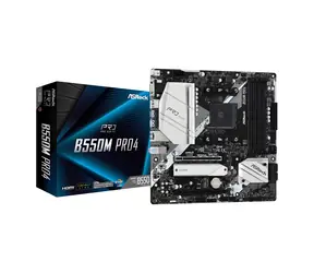 Bazar - ASRock B550M Pro4 / AMD B550 / DDR4 / SATA III RAID / USB / GLAN / M.2 / sc.AM4 / mATX / bazar